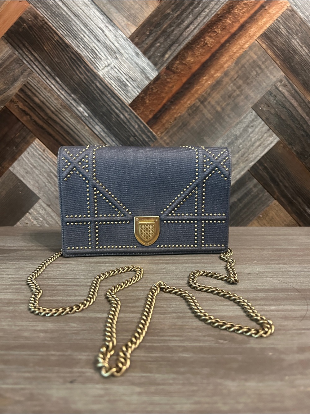 Christian Dior Diorama Wallet on Chain
